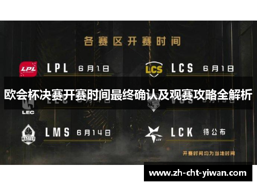 欧会杯决赛开赛时间最终确认及观赛攻略全解析
