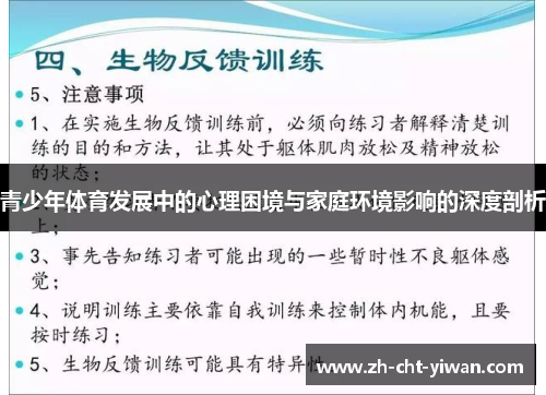 青少年体育发展中的心理困境与家庭环境影响的深度剖析